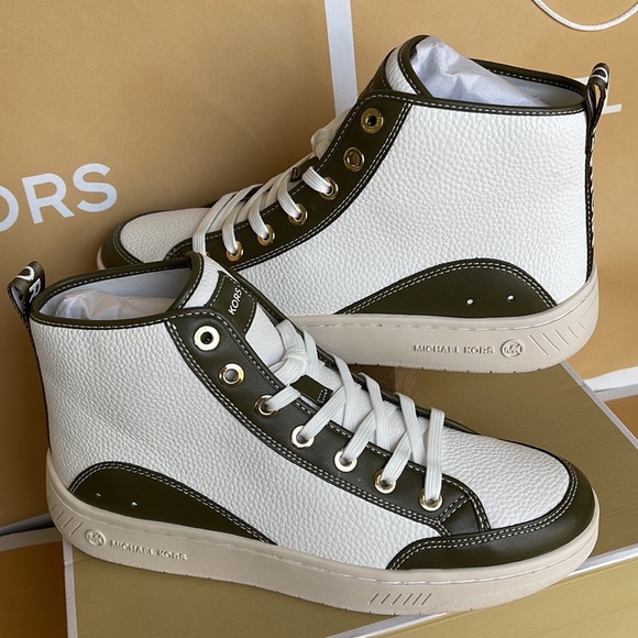 MICHAEL KORS SHEA MID HIGH TOP
FAUX LEATHER
49F3SHFESL
OLIVE
New - Picture 9 of 16